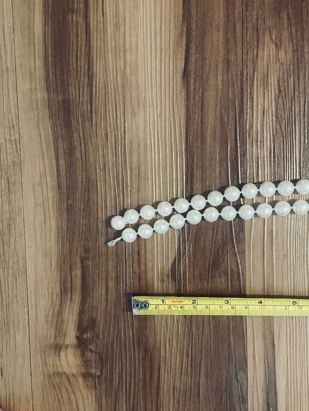 Faux Pearl Strand White